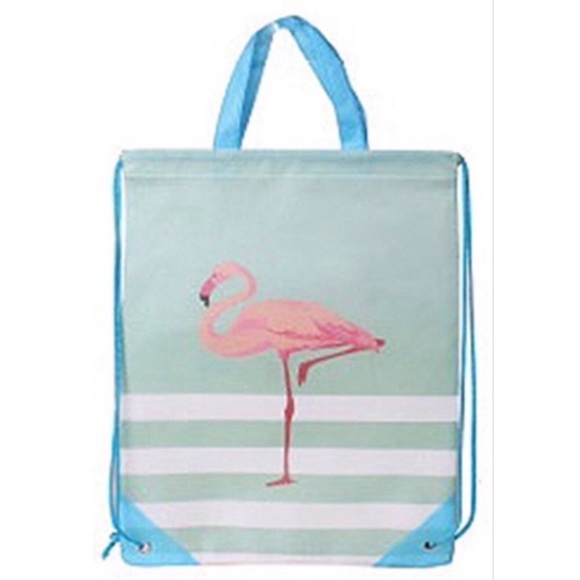 🏖Flamingo Drawstring Backpack🏖 - Picture 2 of 6